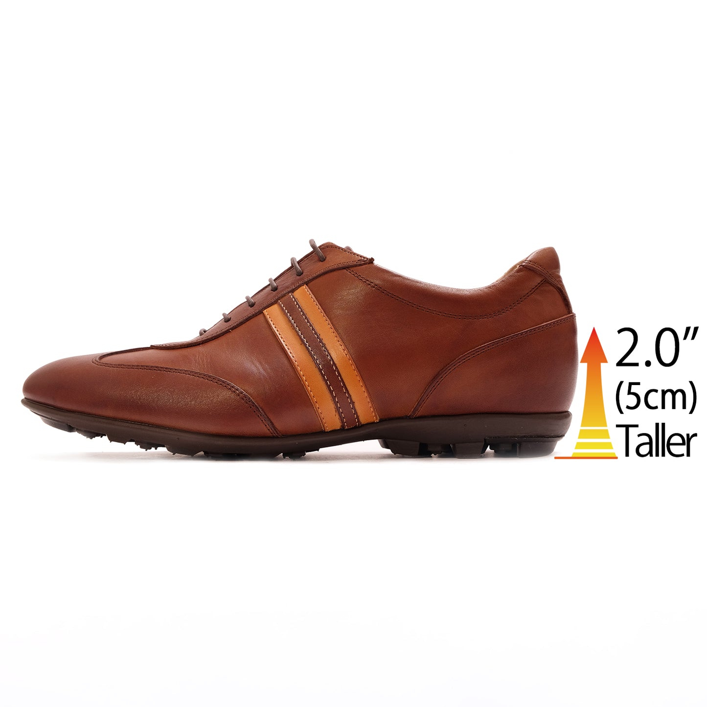 Men's Elevator Shoes Height Increasing 2" Taller Business Casual Shoes Genuine Leather Fashion Sneaker No. 899