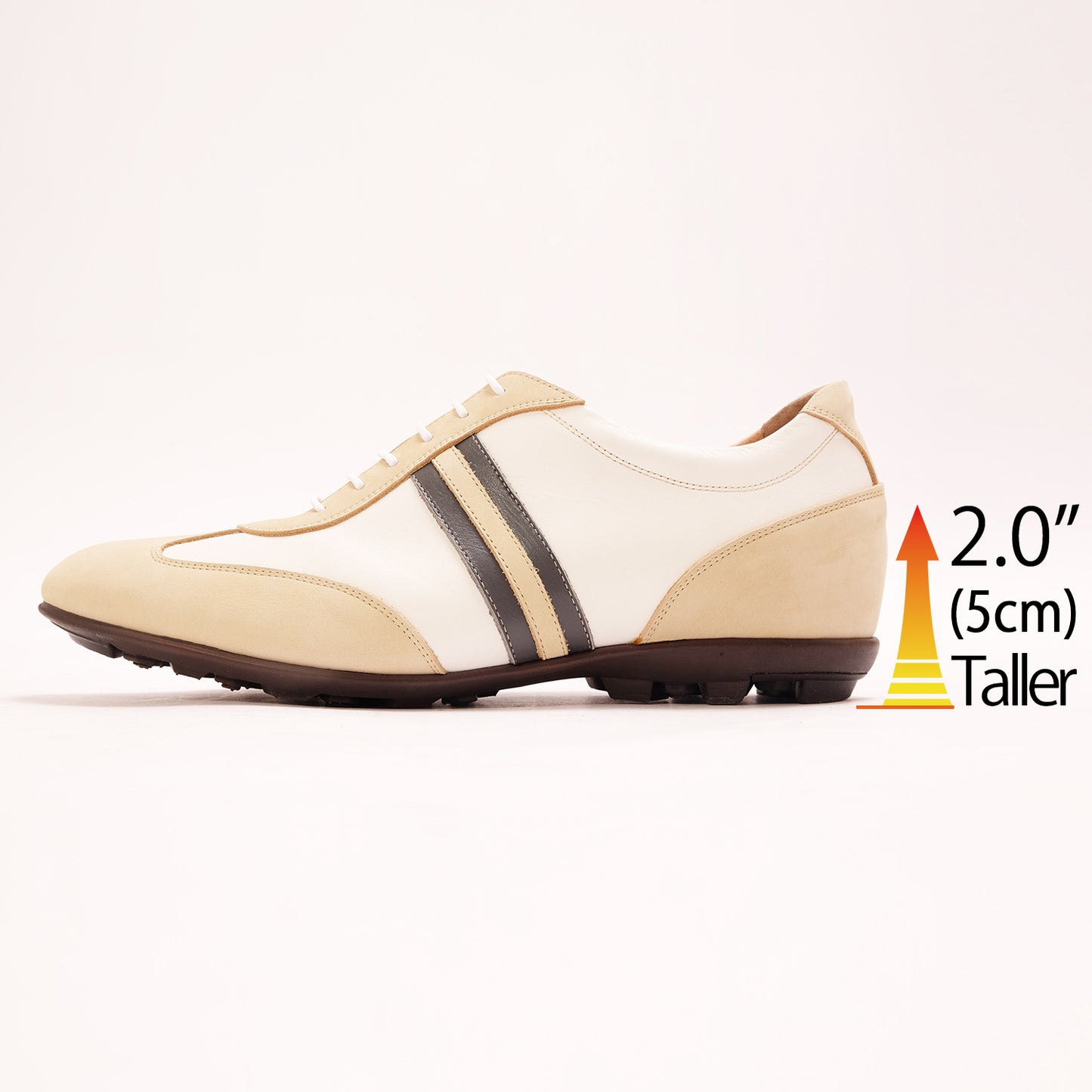 Men's Elevator Shoes Height Increasing 2" Taller Business Casual Shoes Genuine Leather Fashion Sneaker No. 899