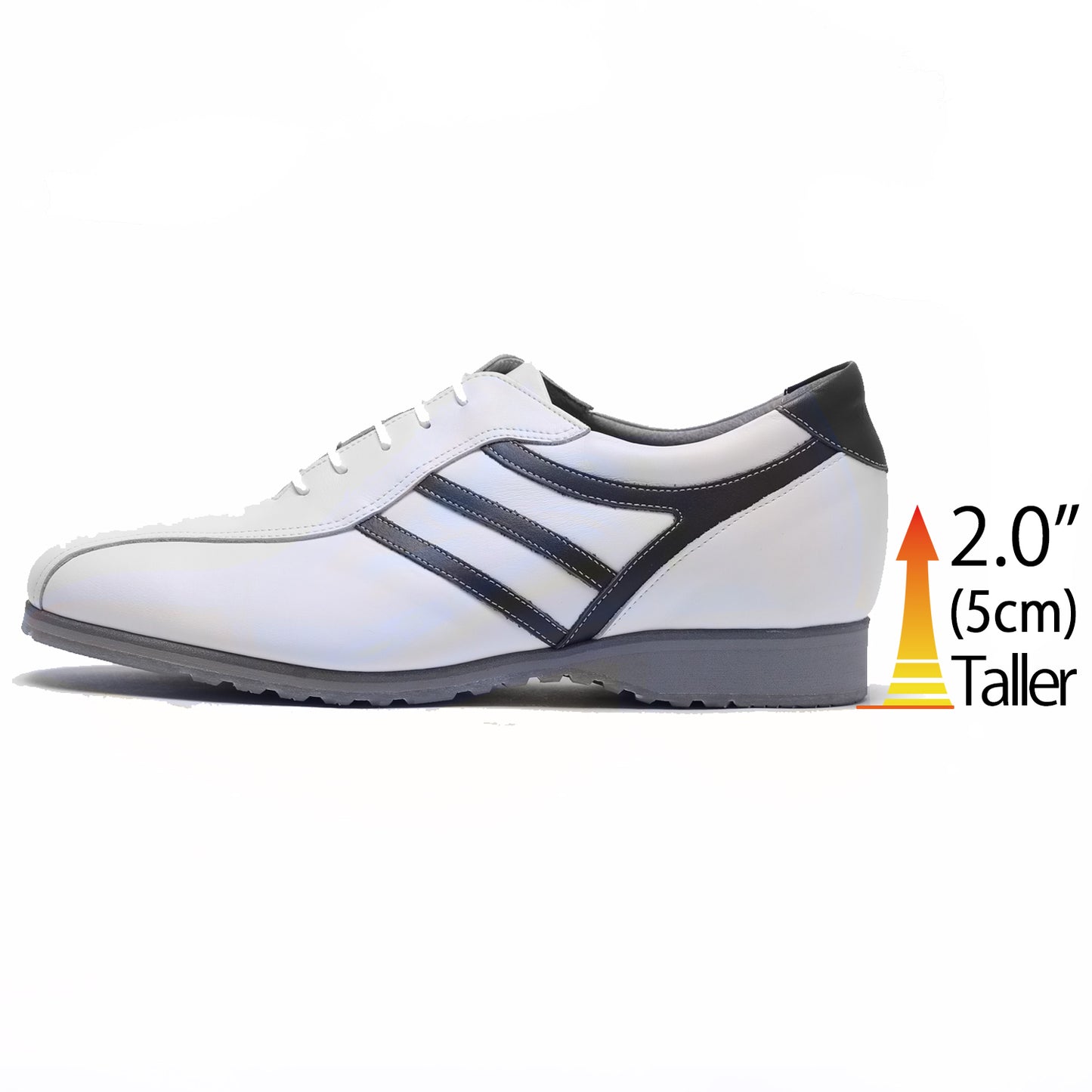 Men's Elevator Shoes Height Increasing 2" Taller Casual Dress Shoes Genuine Leather Fashion Sneaker No. 997
