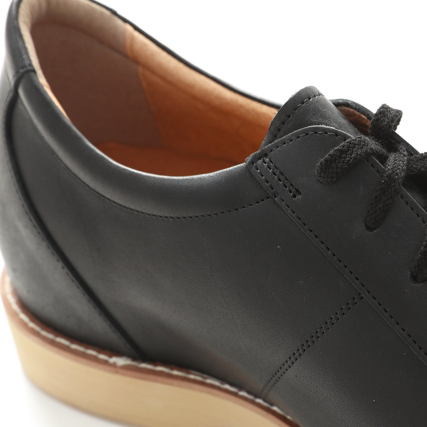 Men's Elevator Shoes Height Increasing 2.2" Taller Casual Shoes Genuine Leather Fashion Sneaker No. 516