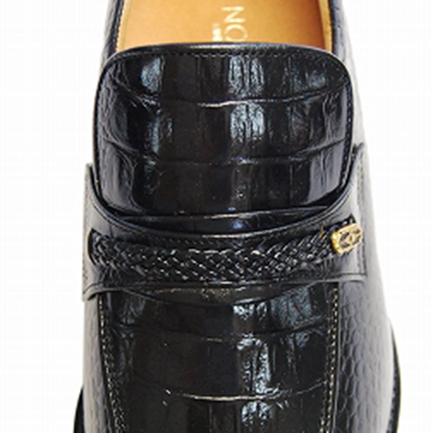 Men's Elevator Shoes Height Increasing 2" Taller Slip-on Dress Shoes Crocodile Embossed Cowhide Leather No. 636