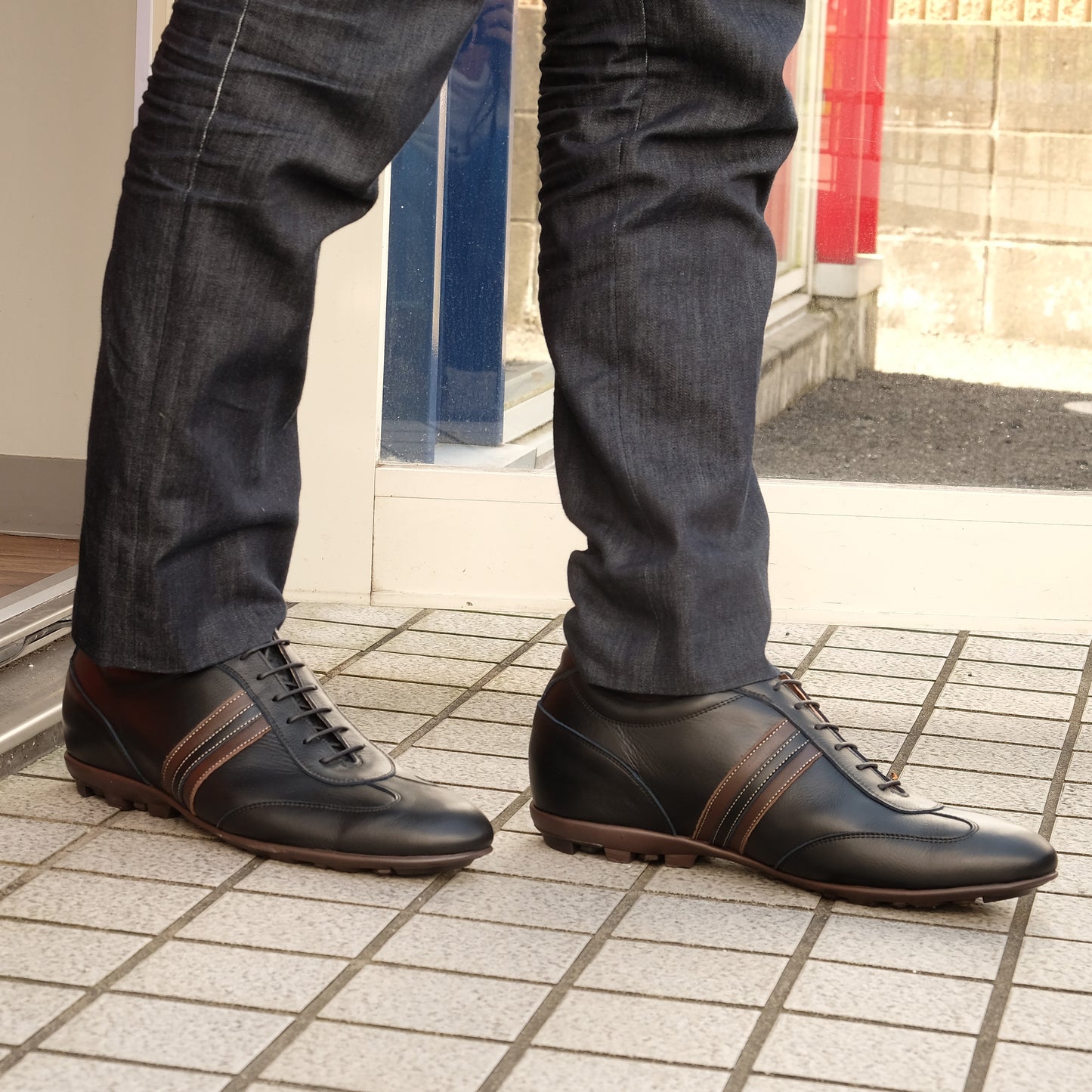 Men's Elevator Shoes Height Increasing 2" Taller Business Casual Shoes Genuine Leather Fashion Sneaker No. 899