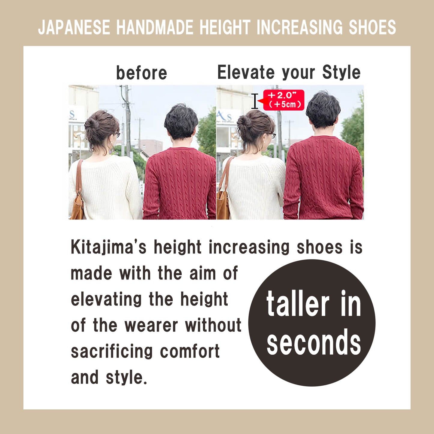 Men's Elevator Shoes Height Increasing 2" Taller Business Casual Shoes Genuine Leather Fashion Sneaker No. 899