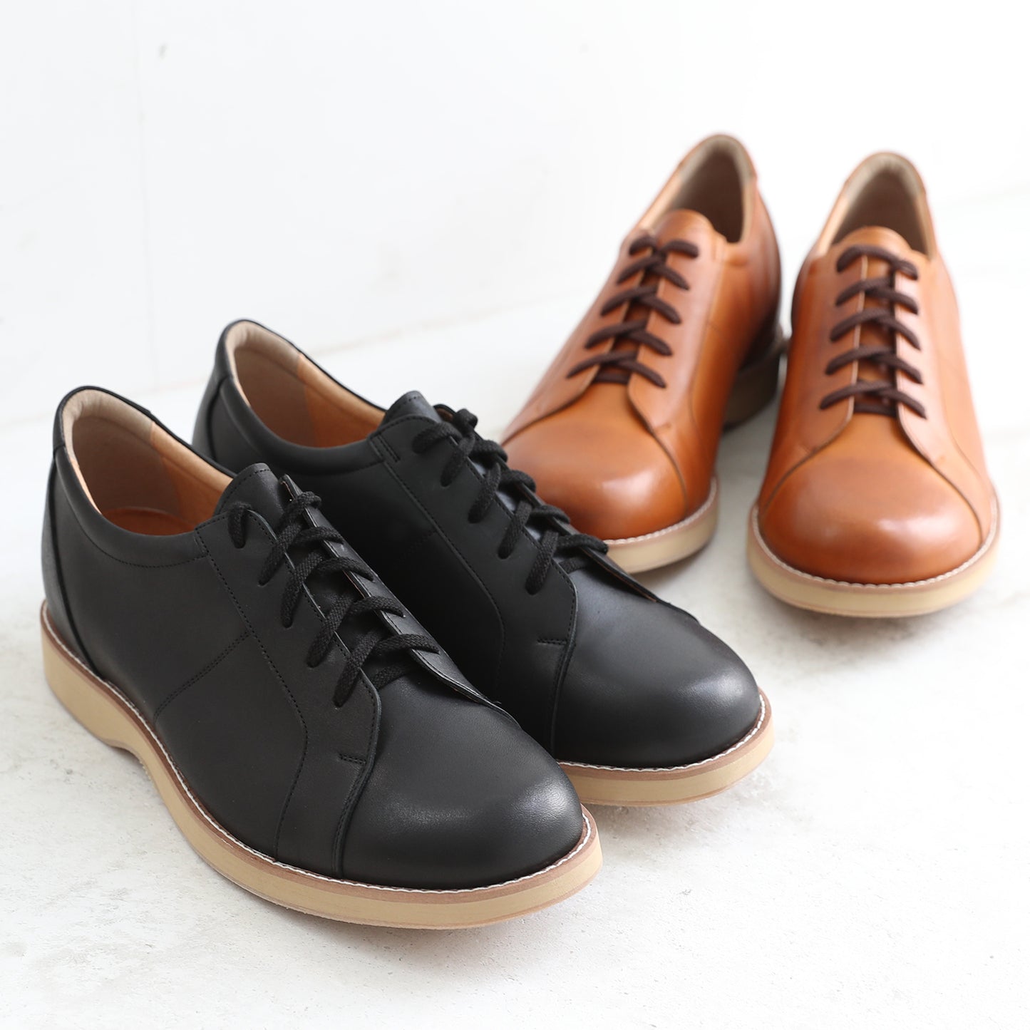 Men's Elevator Shoes Height Increasing 2.2" Taller Casual Shoes Genuine Leather Fashion Sneaker No. 516